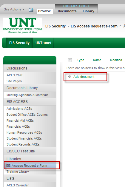 EIS Access Request e-Form