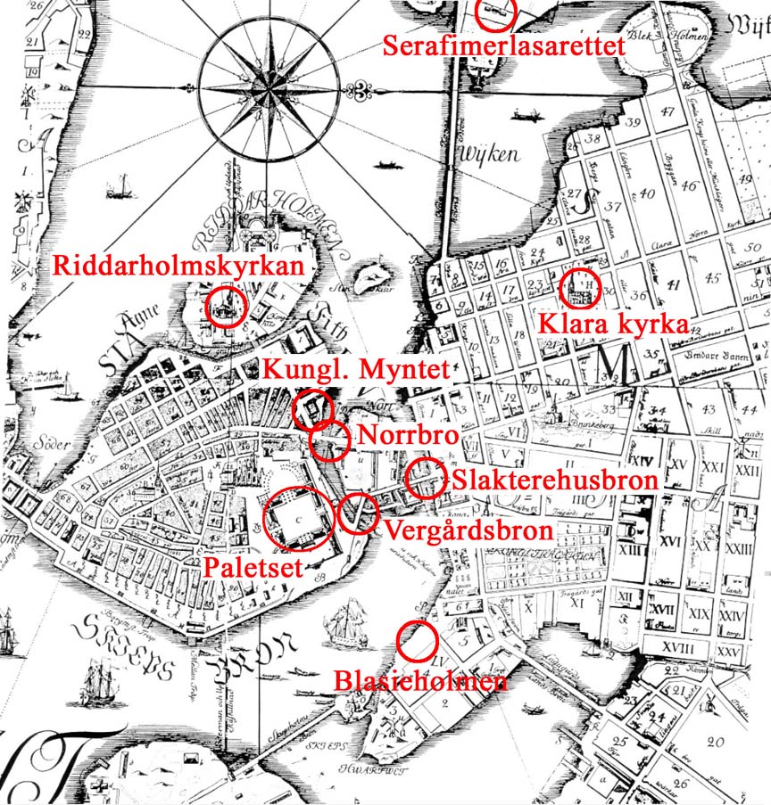 Stockholm Sweden Stock099 1733 Map Of Stockholm Jpg